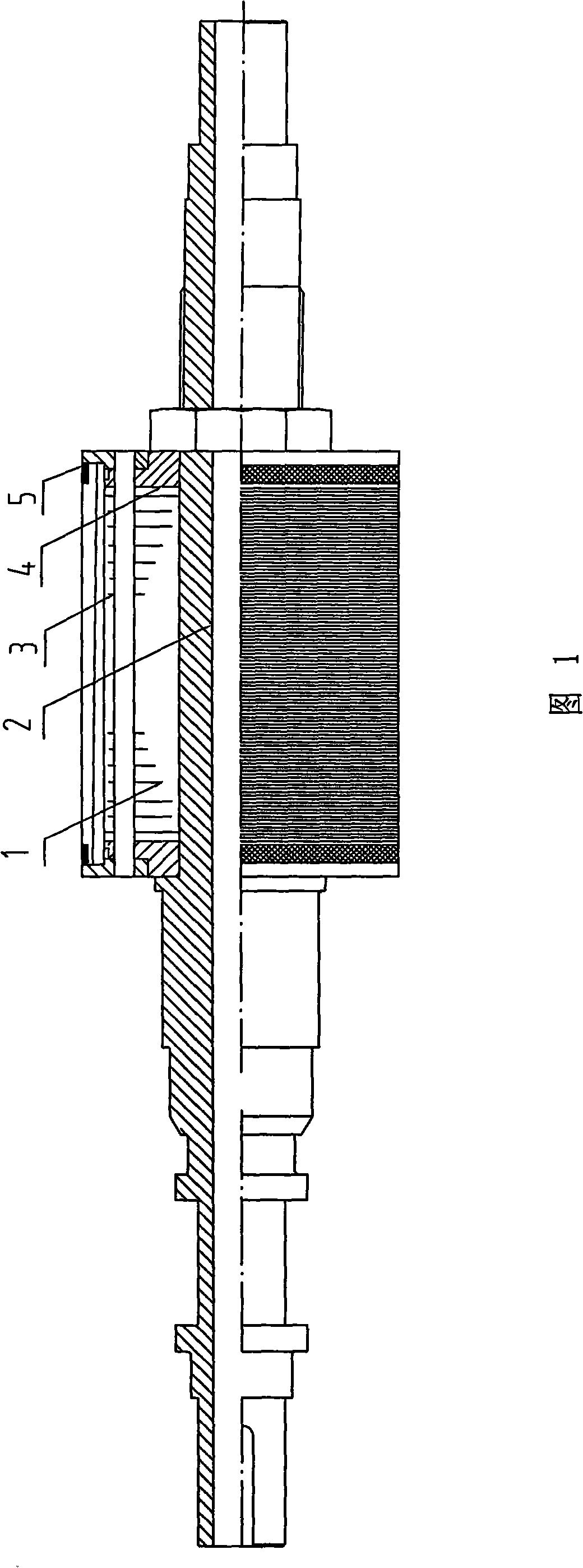 Laminated rotor for high-speed motor