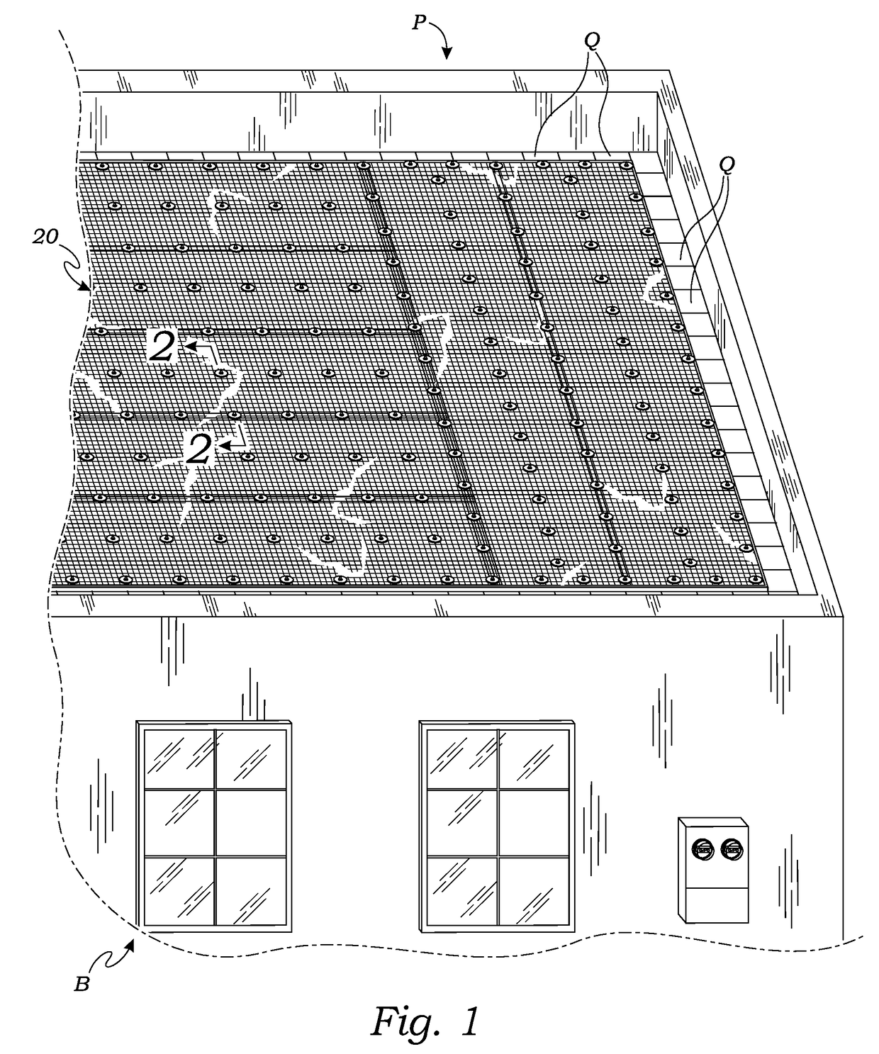 Protected membrane roof system