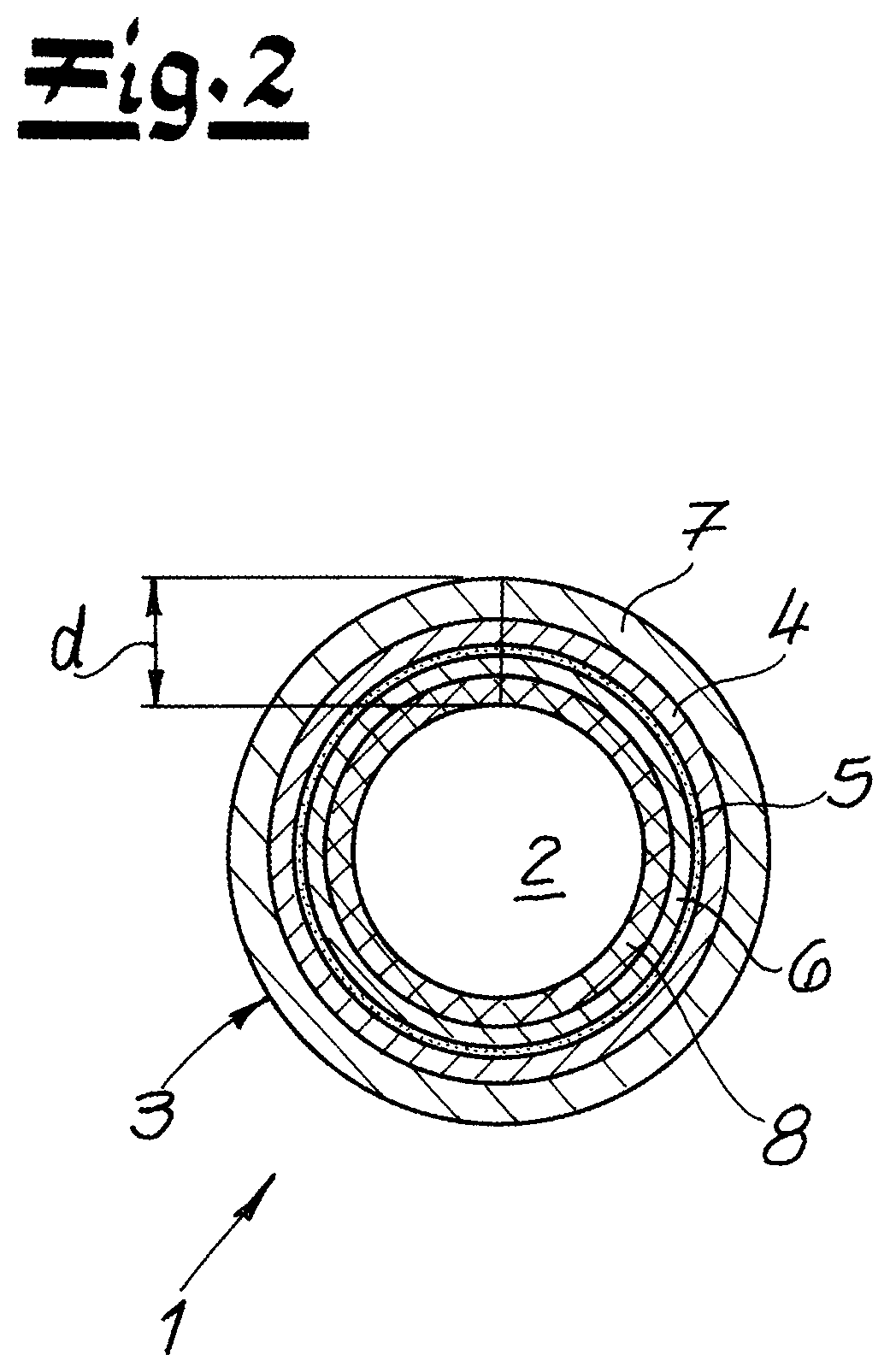 Multilayer motor vehicle pipeline