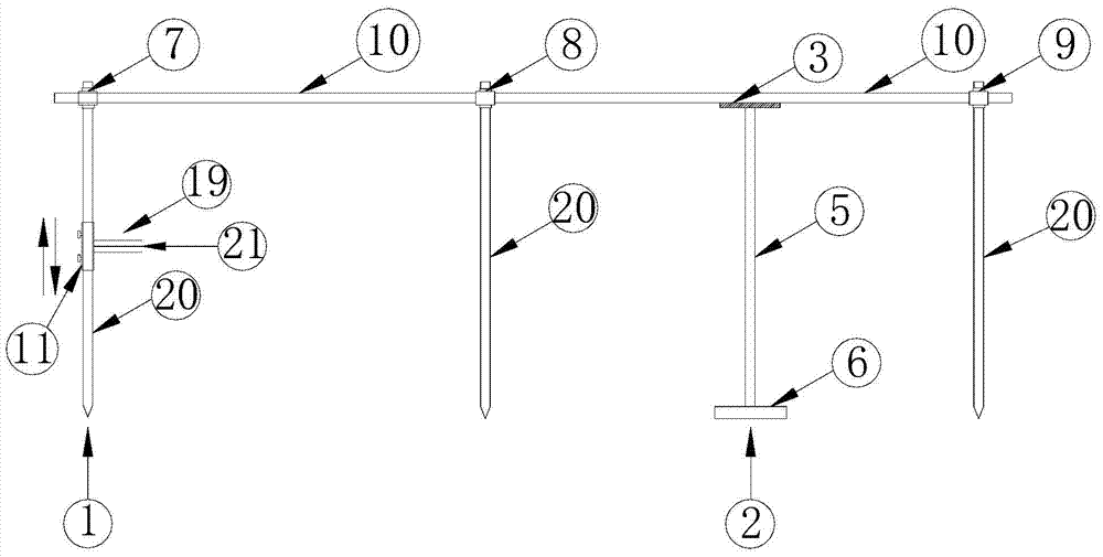 A mobile test device applied to wind tunnel test of terrain model wind field characteristics