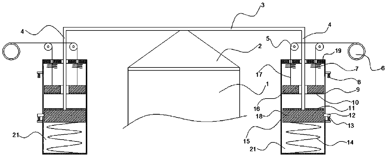 Opening and closing control device and control method of mine explosion-proof well lid