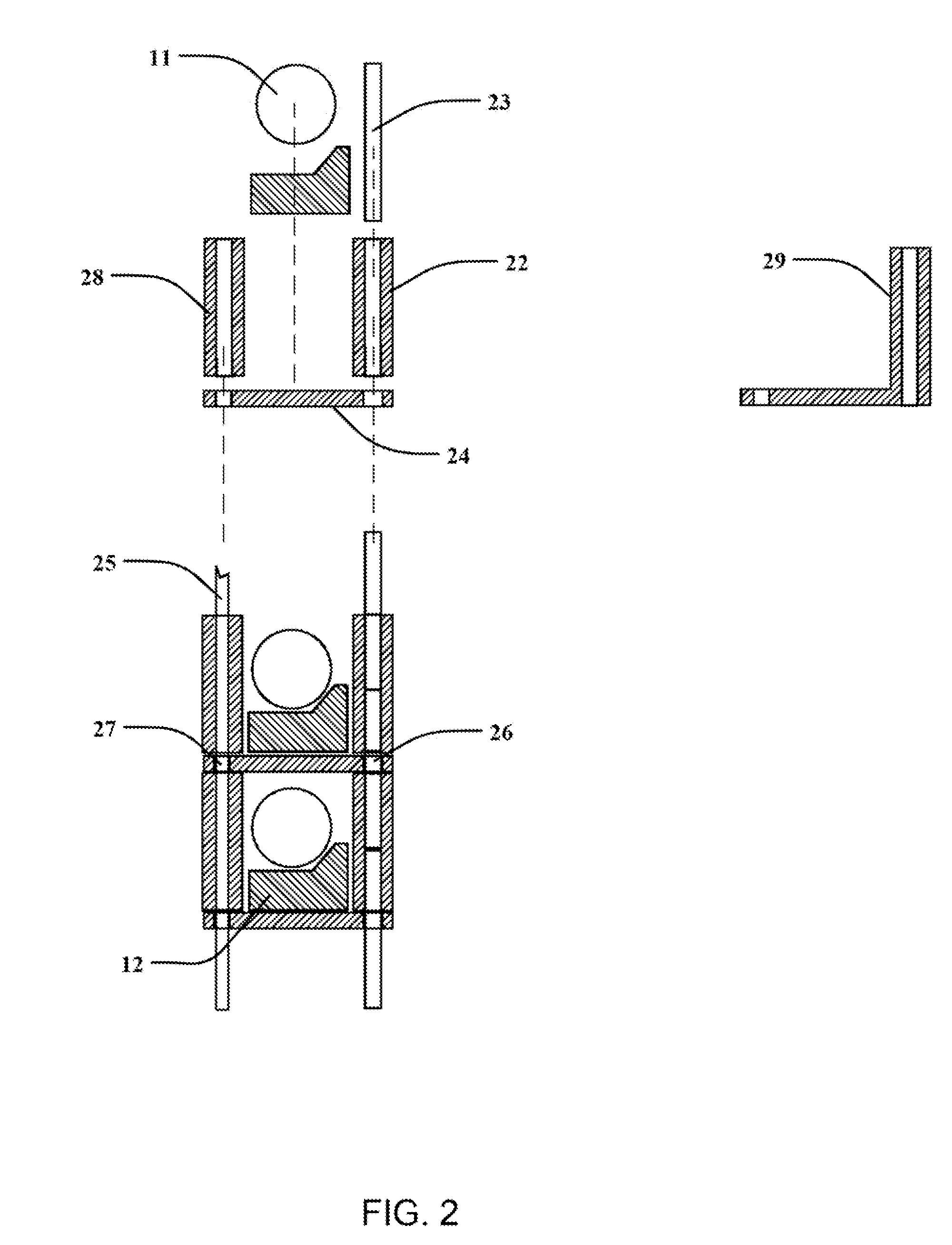 Thermal processing apparatus with optimized structural support mechanism