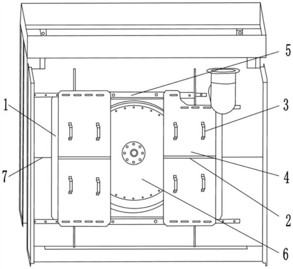 Internal air inlet amount adjusting system of multi-chamber RTO lifting valve