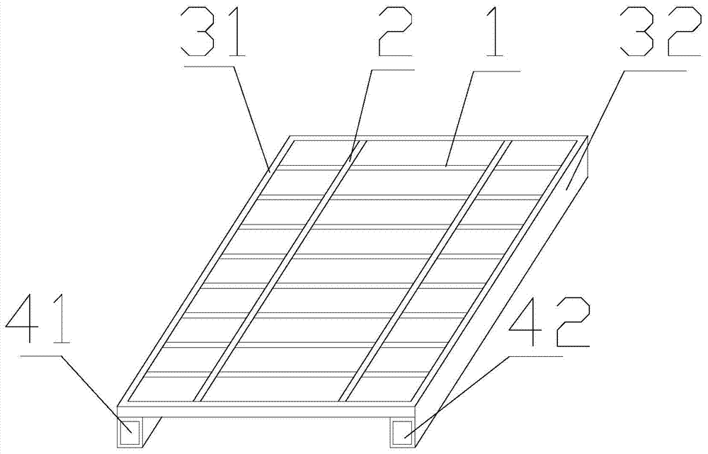 Elevated steel lattice plate