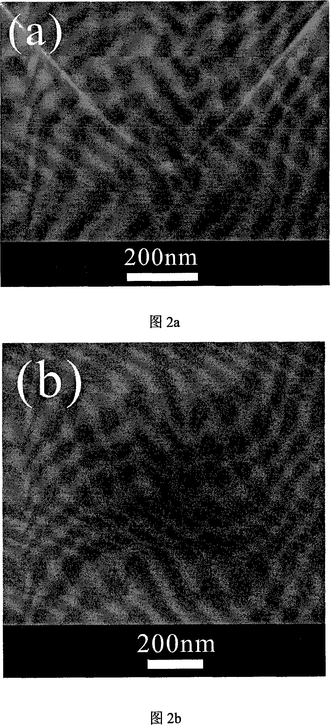 Method for preparing single nano material in pore space structure