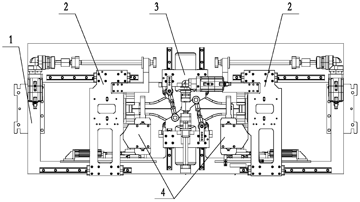 Automatic welding positioning device for automobile drive axle housing