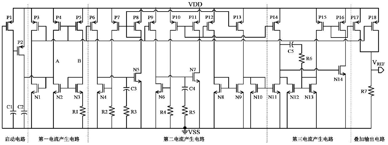 Low-voltage bandgap-free reference voltage source