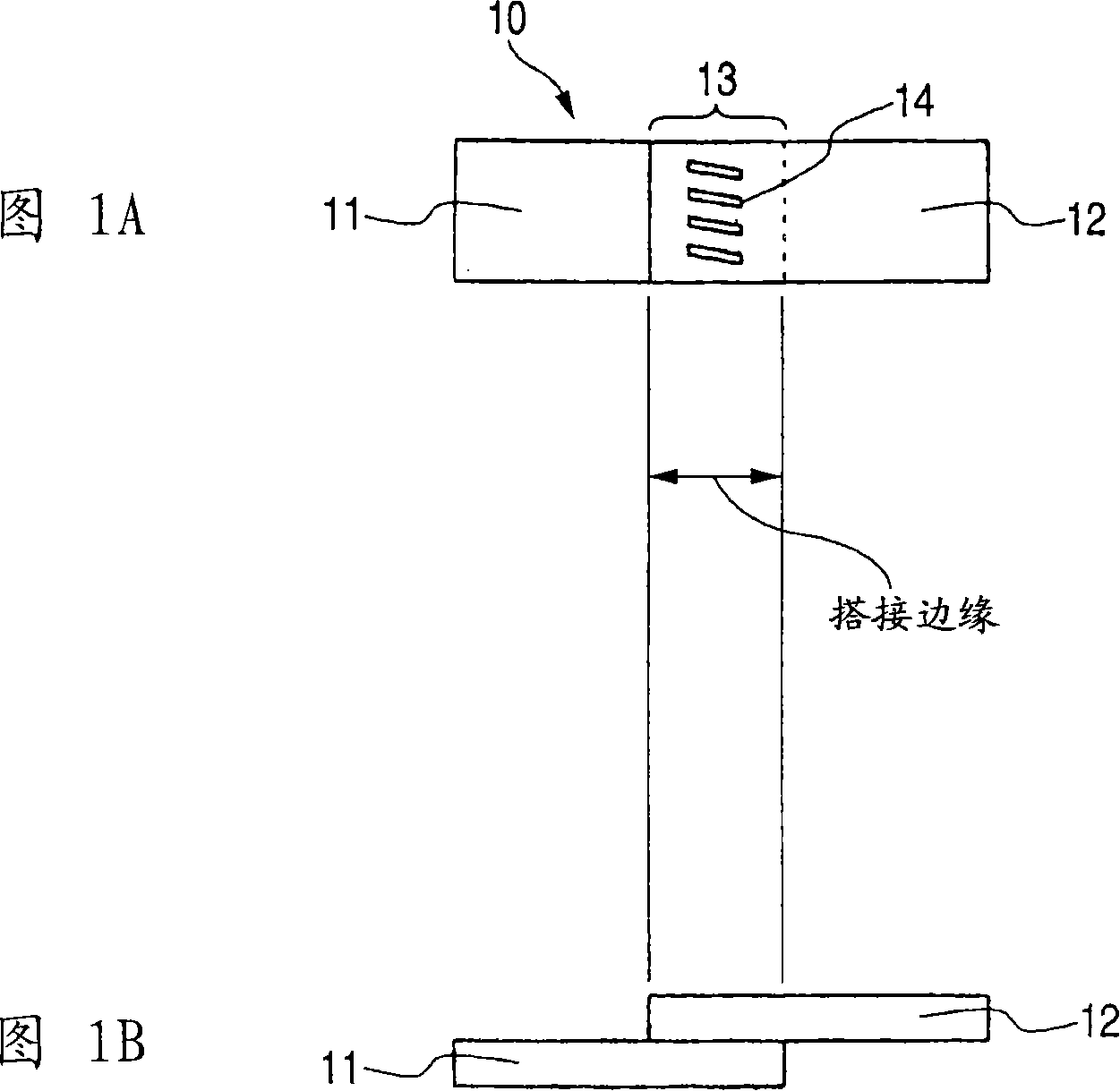 Lead member and boding method thereof and nonaqueous electrolyte electricity storing device