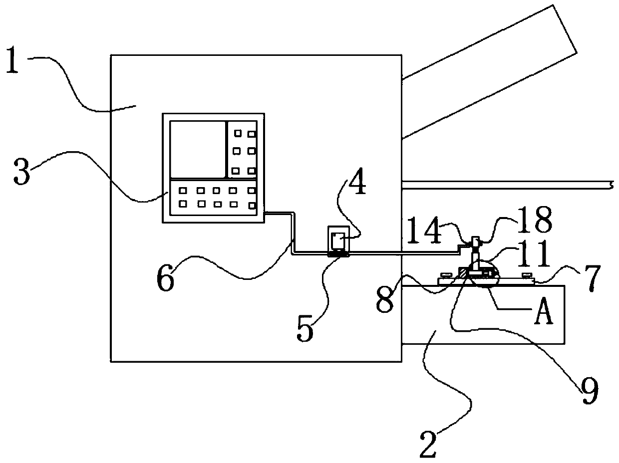 Infrared fault induction based automatic shutdown device