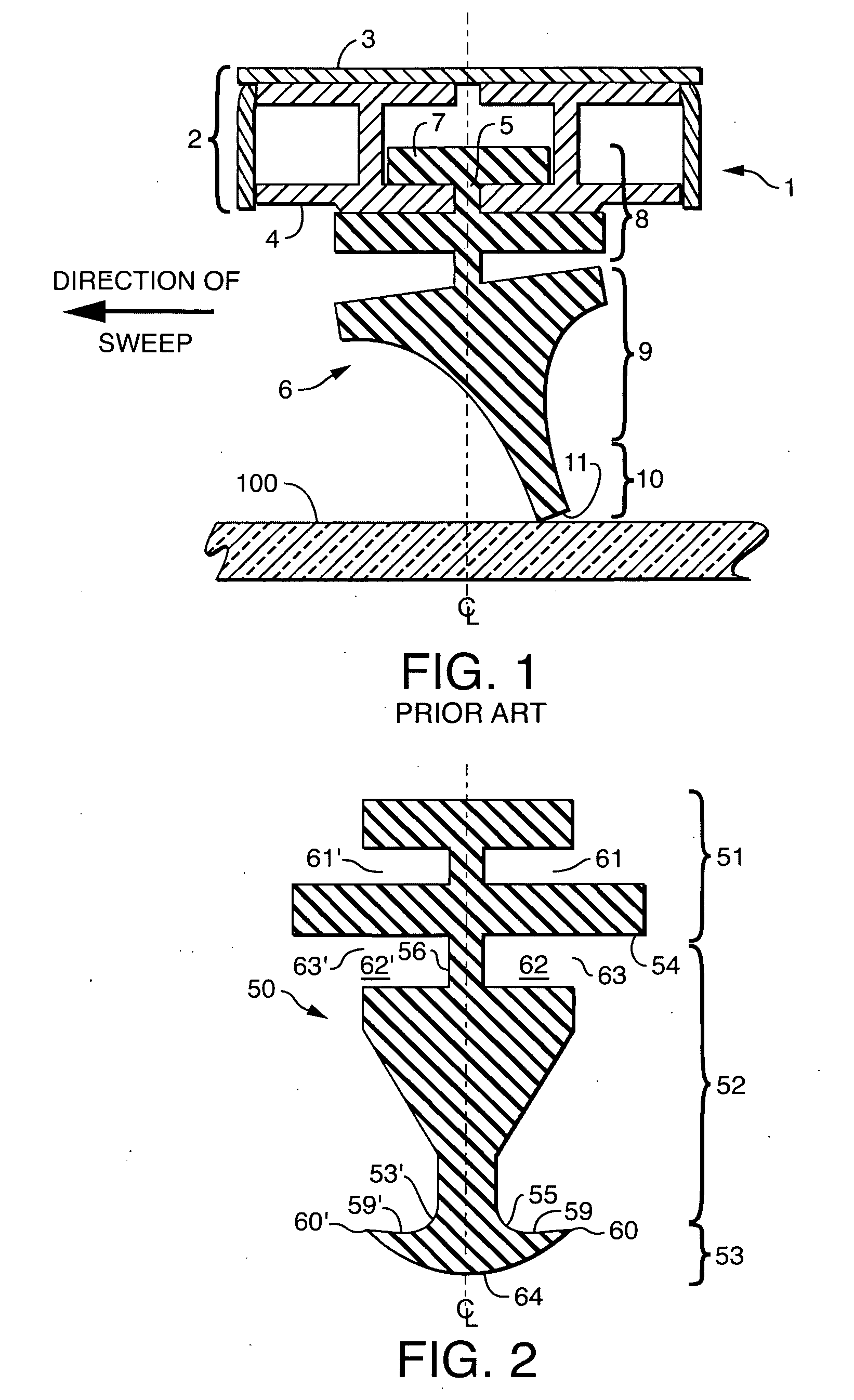 Windshield wiper blade element having improved anti-chatter properties