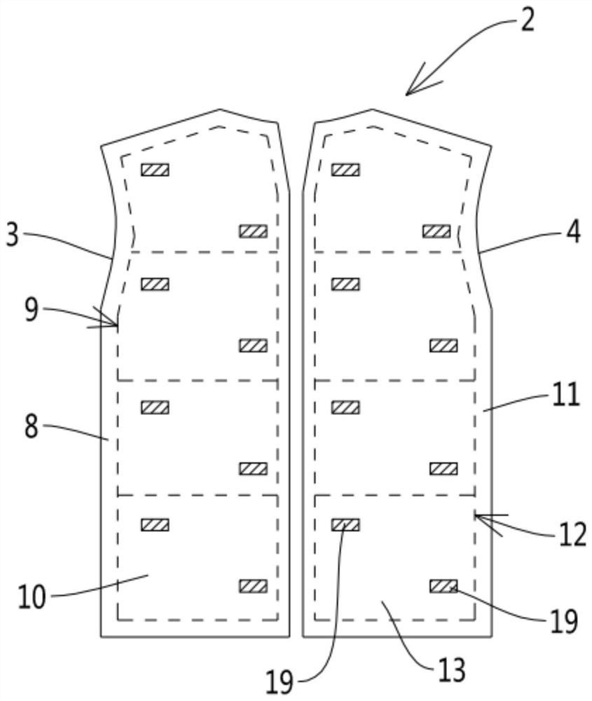 A kind of anti-drill down down padded jacket