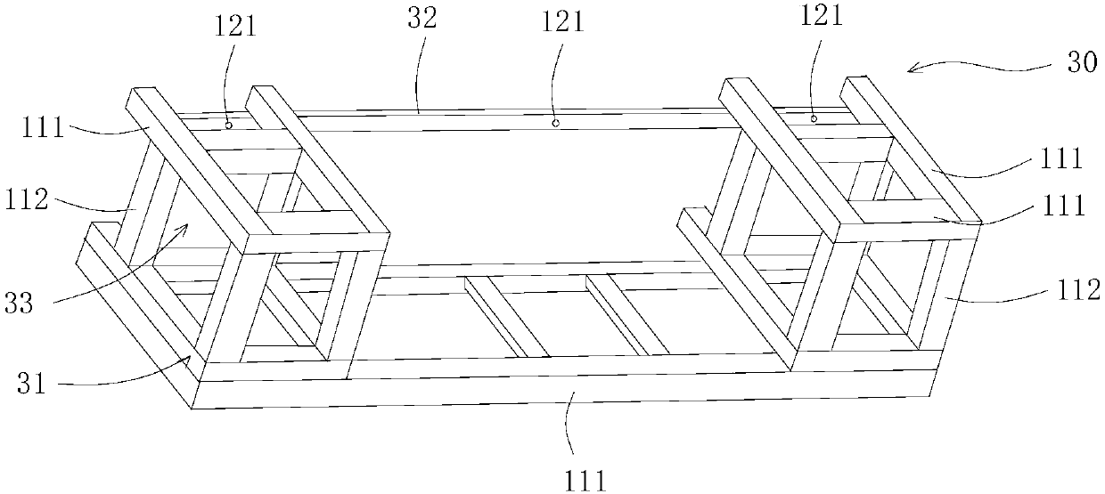 A double-layer square steel soundproof wall structure and its installation method