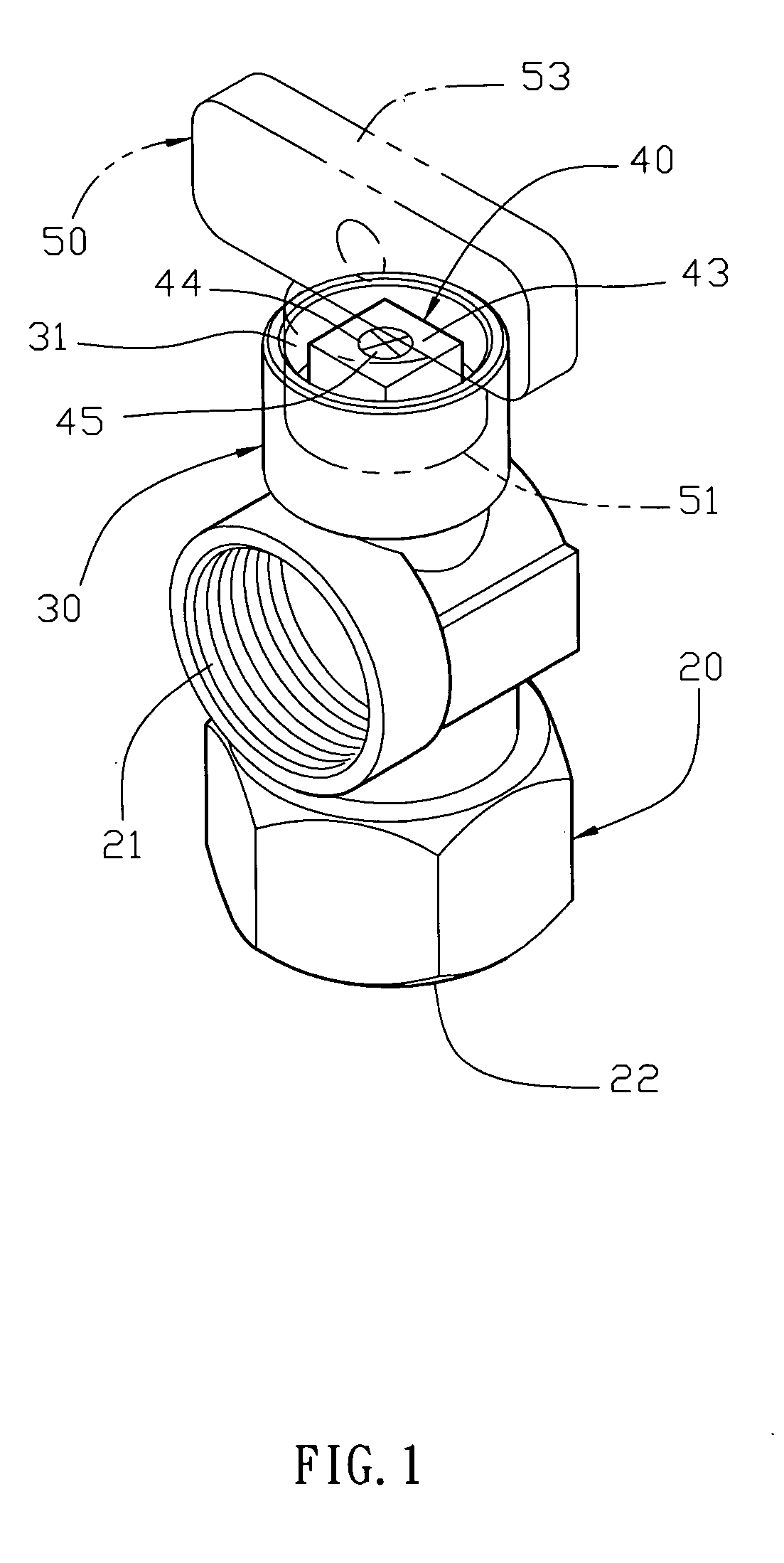 Switch valve having a locking effect