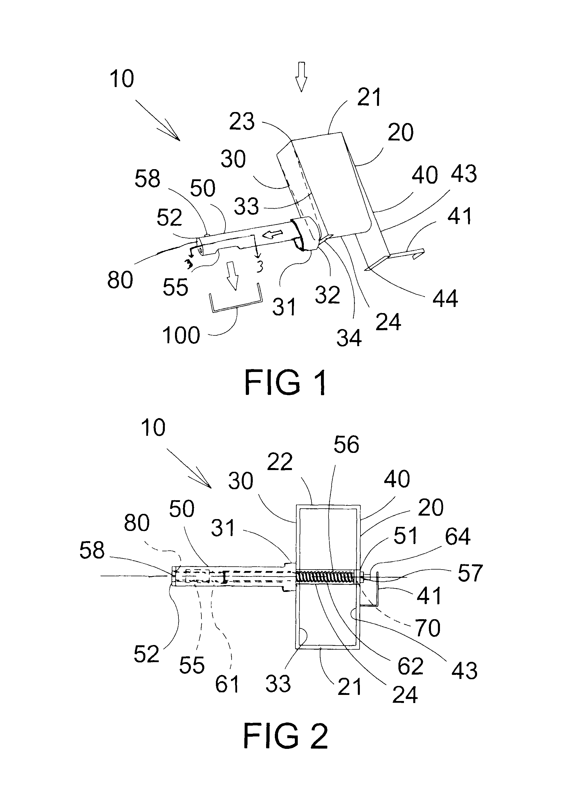 Feed mechanism of a smoke generating device