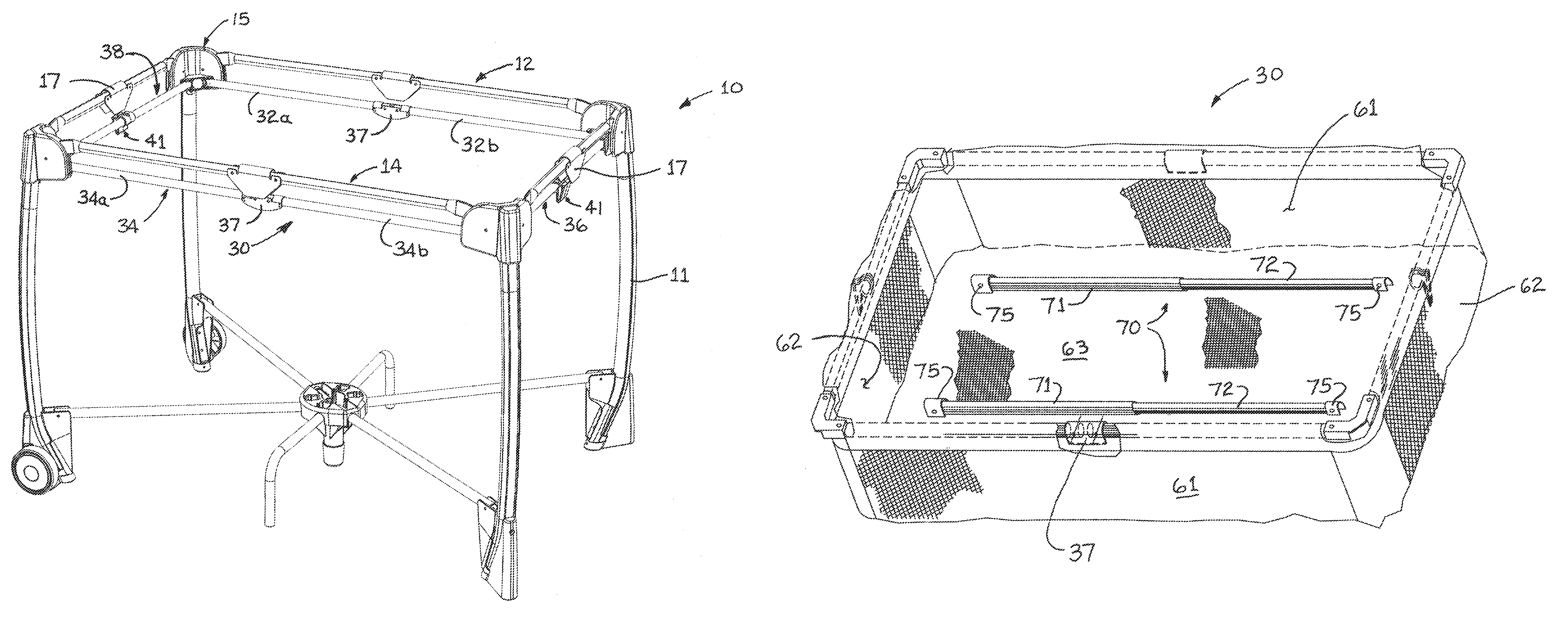 Bassinet for a playard