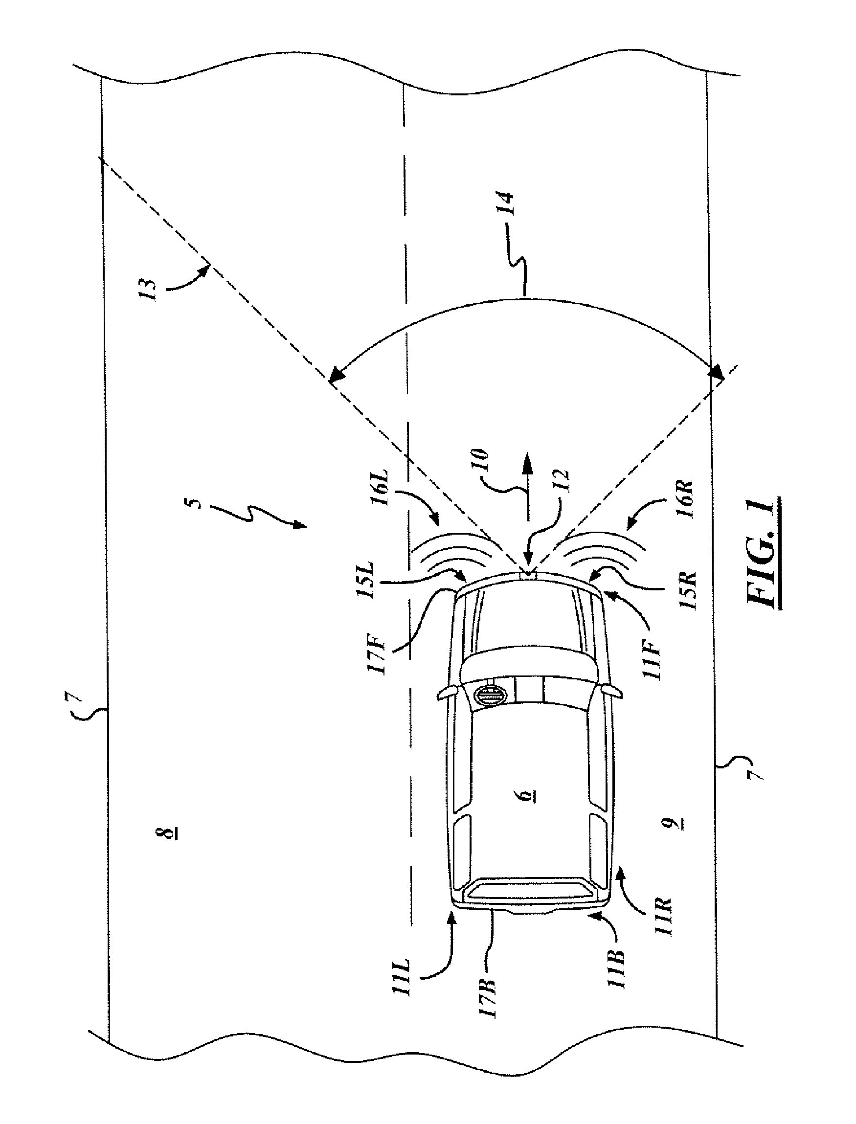 System and method for preemptively sensing an object and selectively operating both a collision countermeasure system and a parking assistance system aboard an automotive vehicle