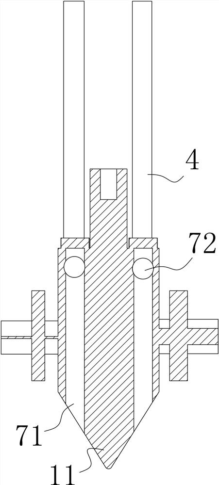 A kind of fpc pressure holding machine coated with wear-resistant material