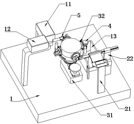 Positioning device for sensor machining