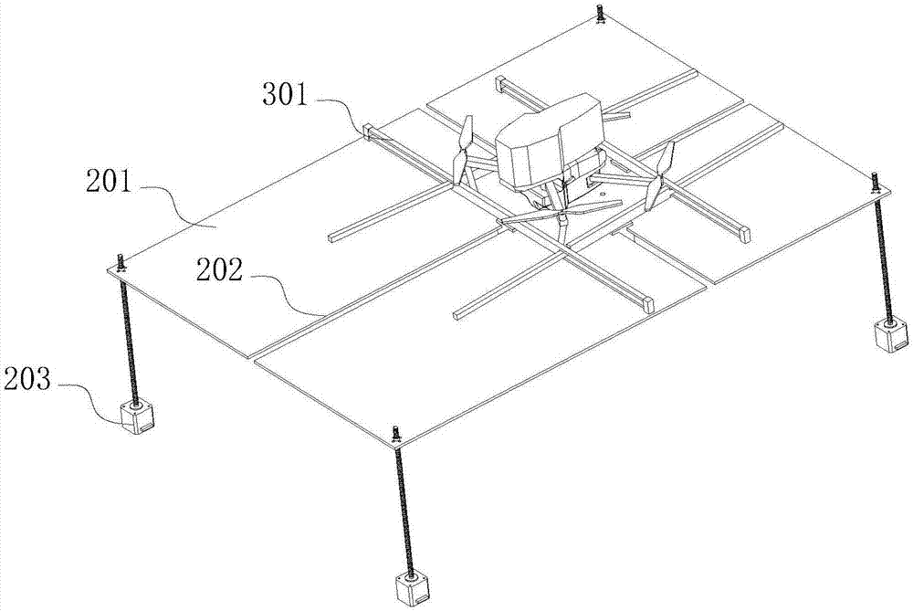 UAV(unmanned aerial vehicle) accommodation and battery replacement device and method