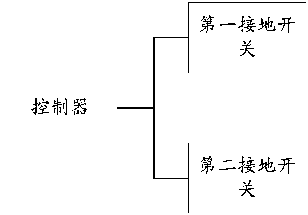 Metal frame mobile phone antenna, control system and communication terminal