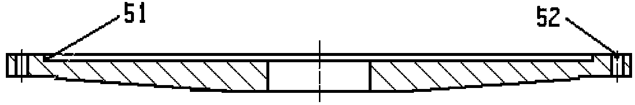 Casting mold locating and locking structure of vertical centrifugal casting machine