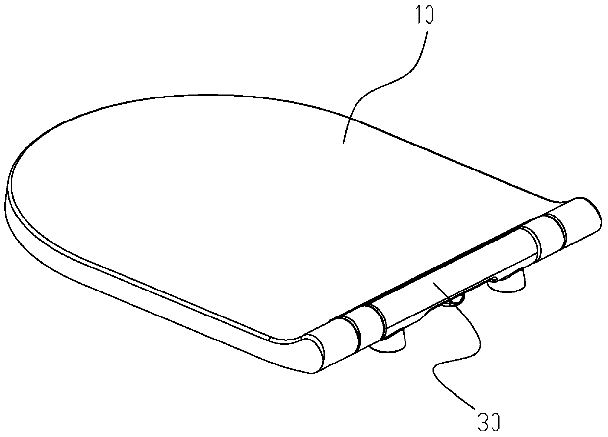 Closestool cover plate assembly and dismounting mechanism thereof