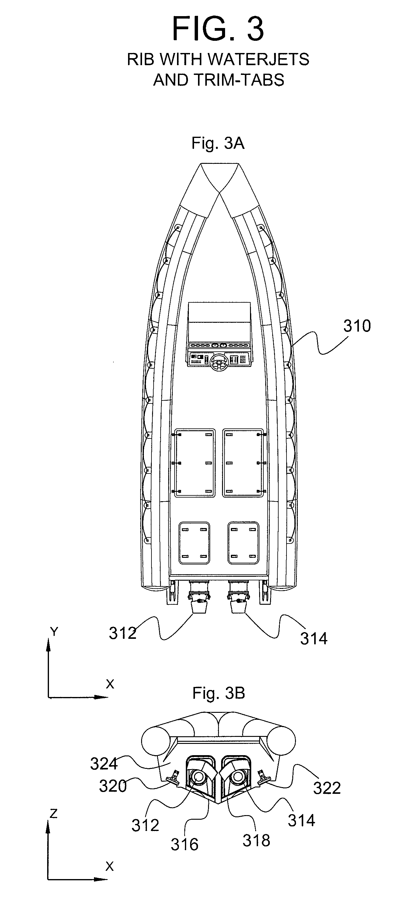 Variable trim deflector system and method for controlling a marine vessel