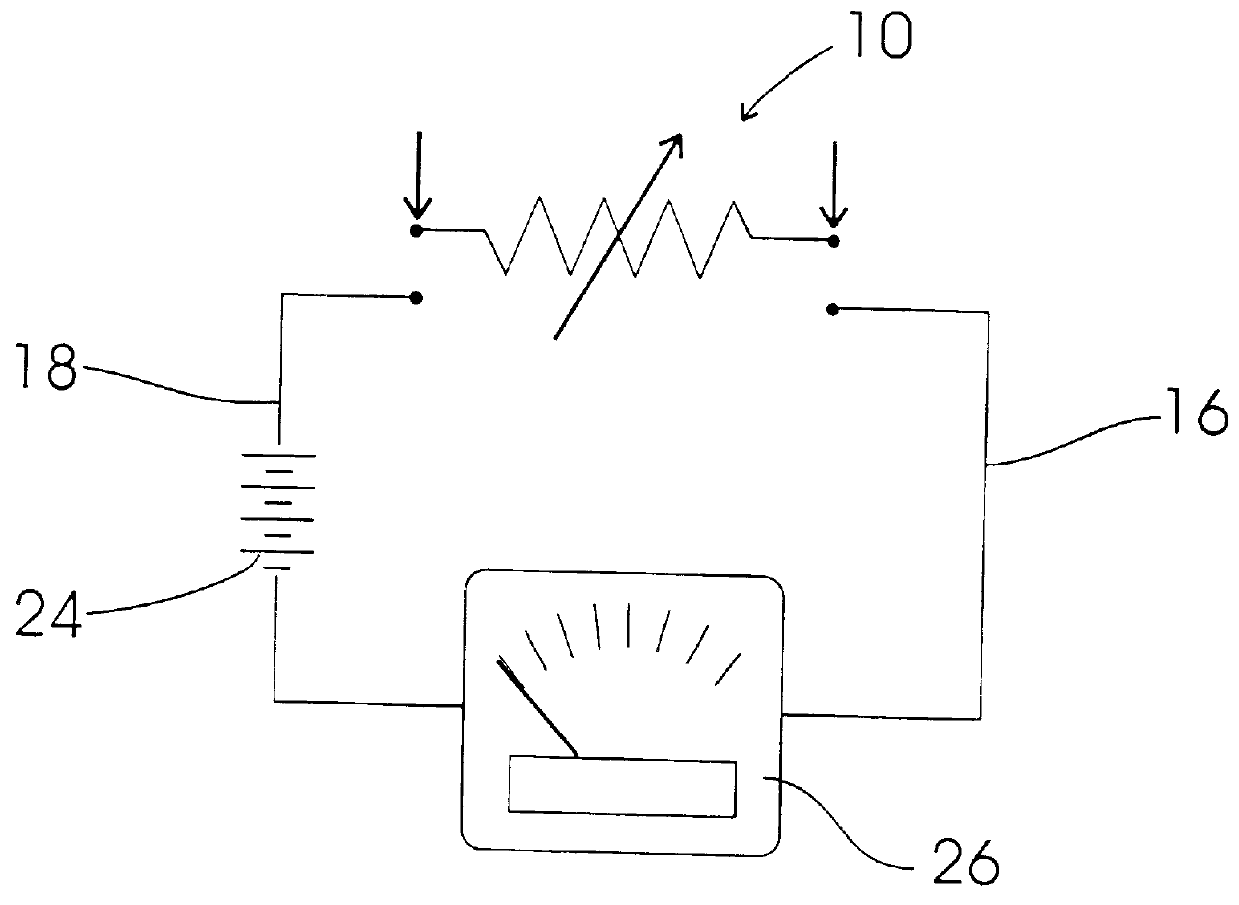 Variable-conductance sensor with elastomeric dome-cap