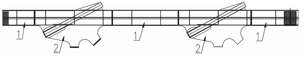 Steel truss girder all-welded joist slice and construction method thereof