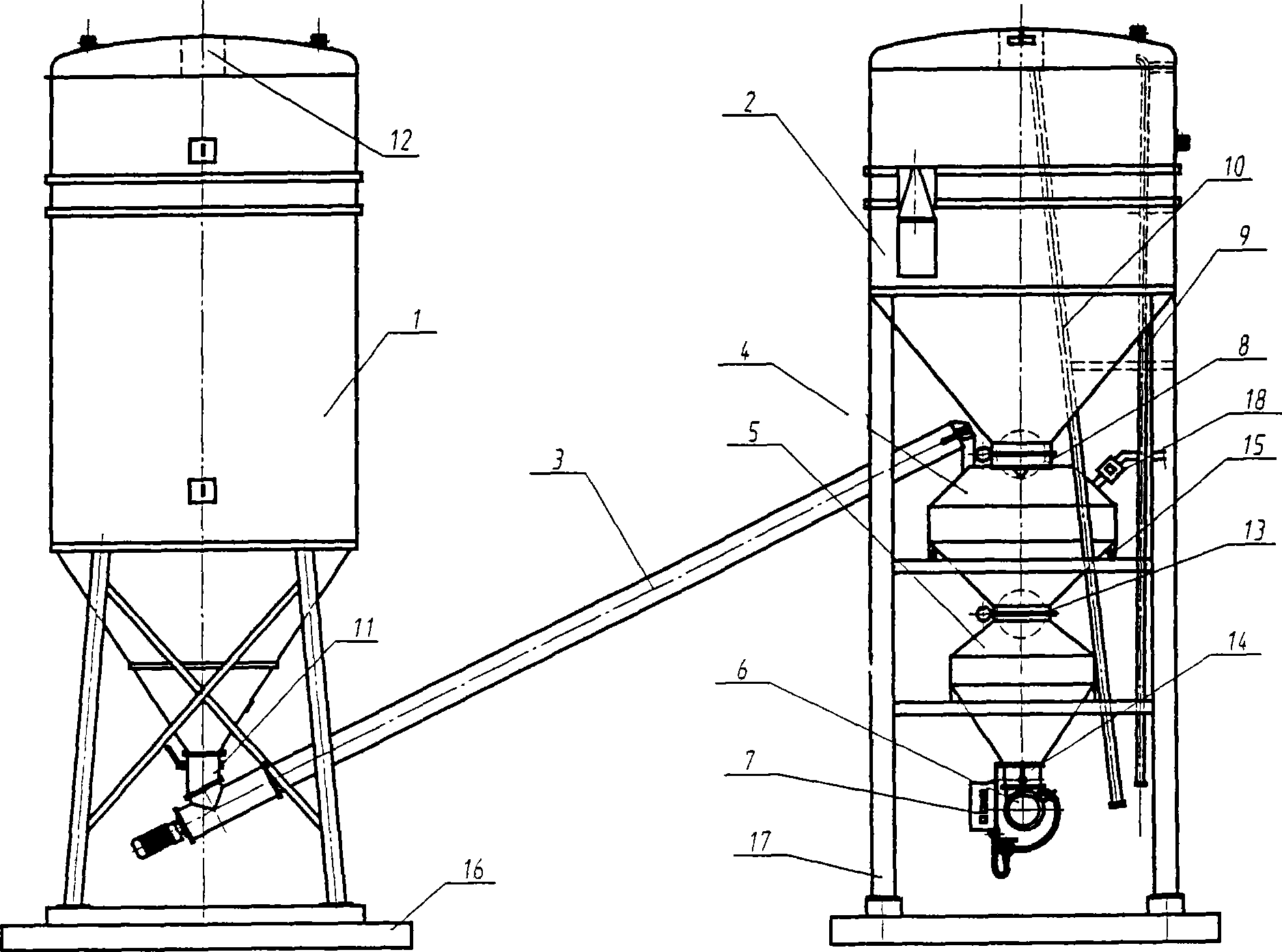 Movable premixing mortar production device