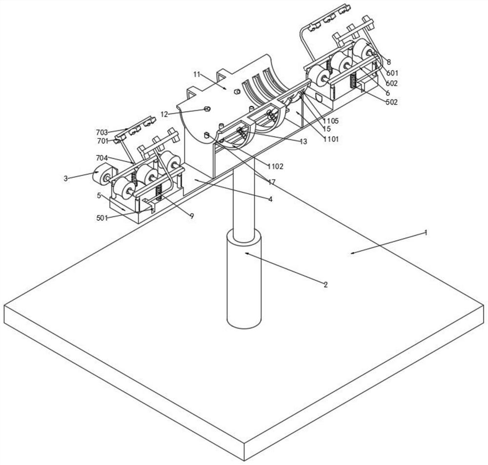 Device for pre-detecting aging degree of cable before laying