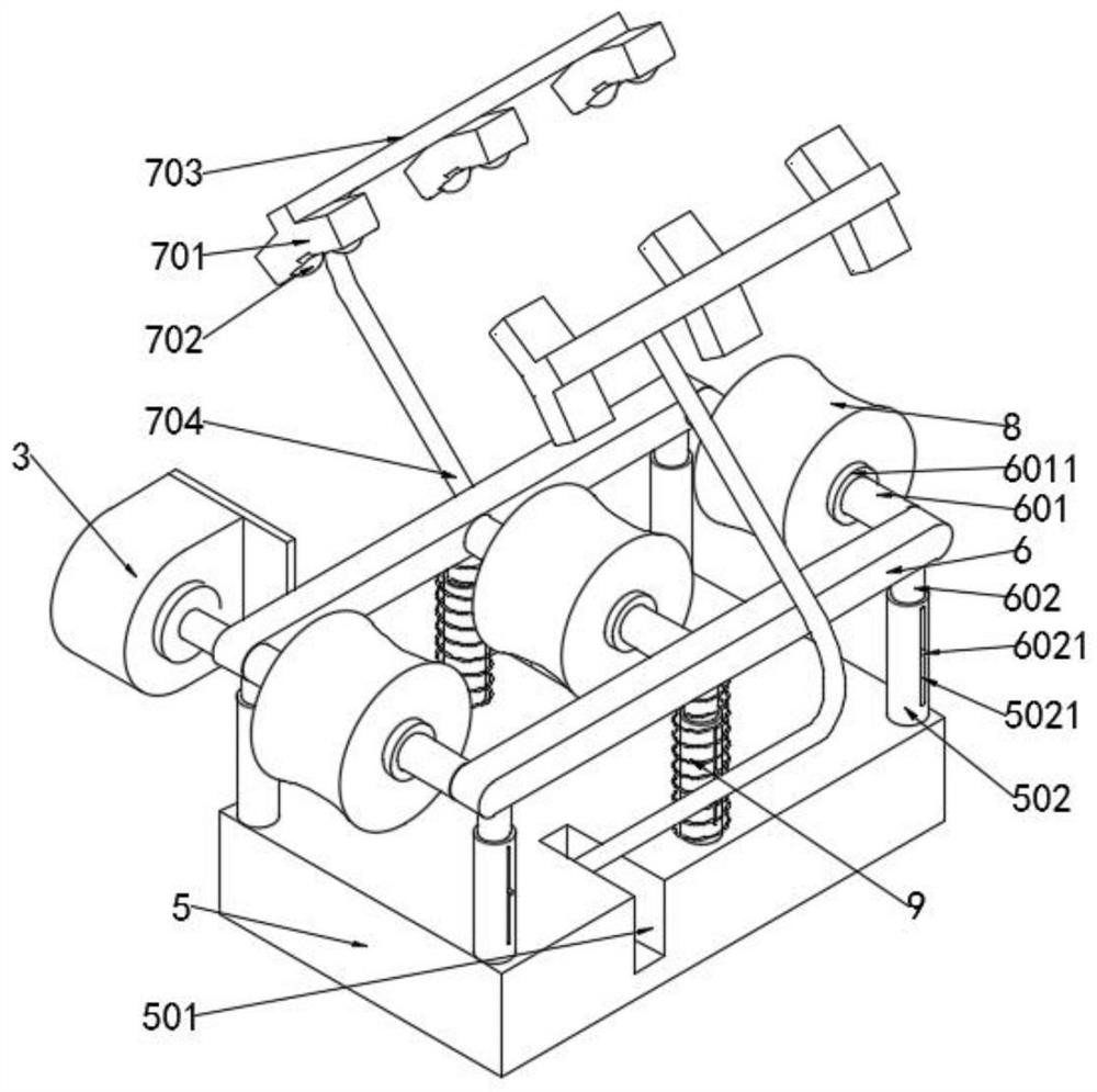 Device for pre-detecting aging degree of cable before laying