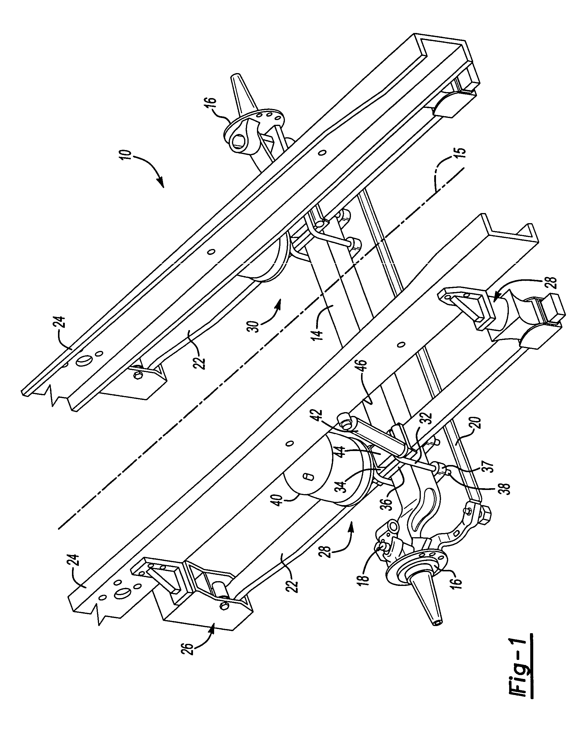Attachment arrangement for a composite leaf spring which accommodates longitudinal movement through shear displacement