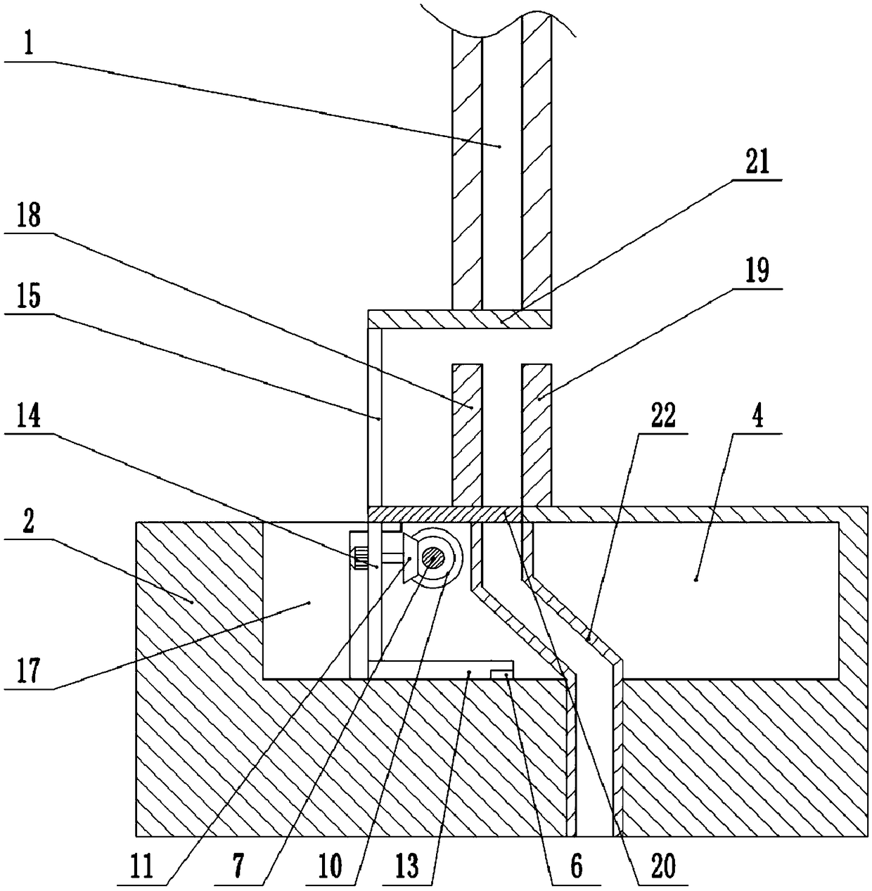 Device for bending metal pipe
