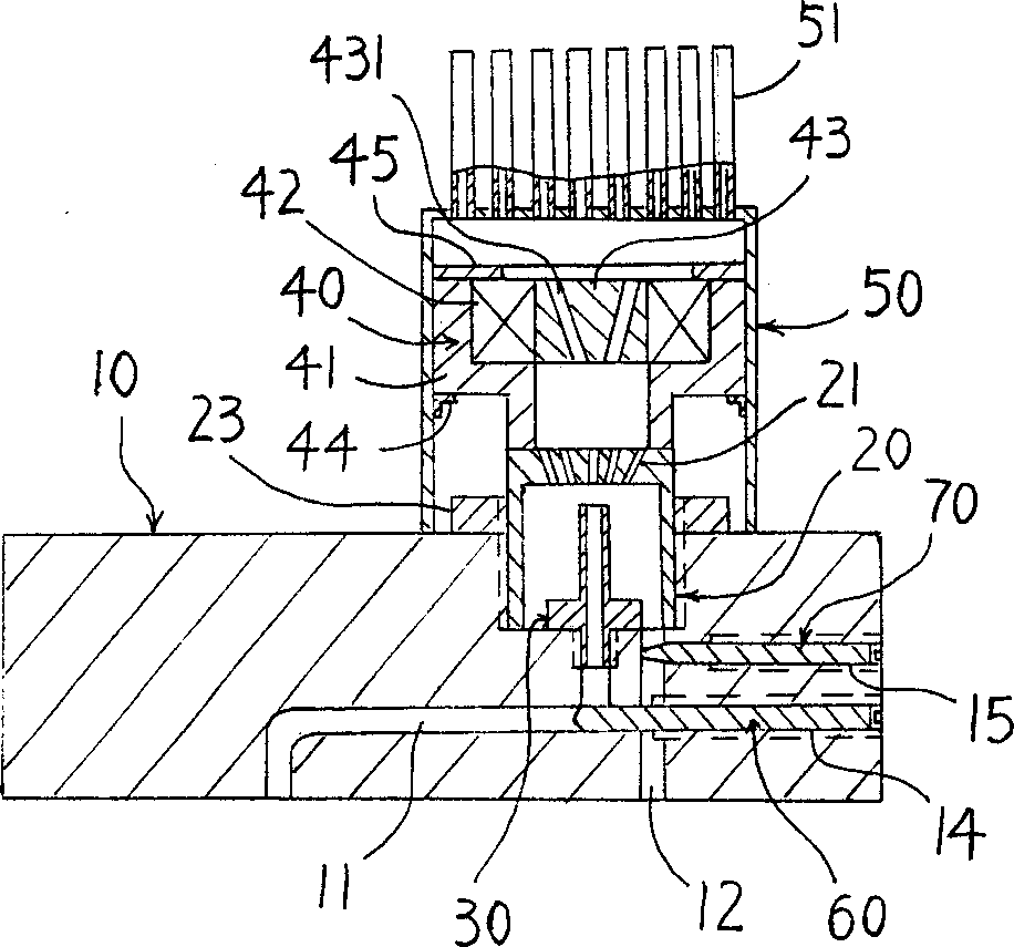 Rotary oil gas mixing and equalizing distributor