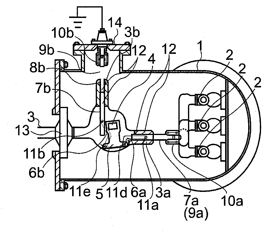 Disconnecting switch with earthing switch