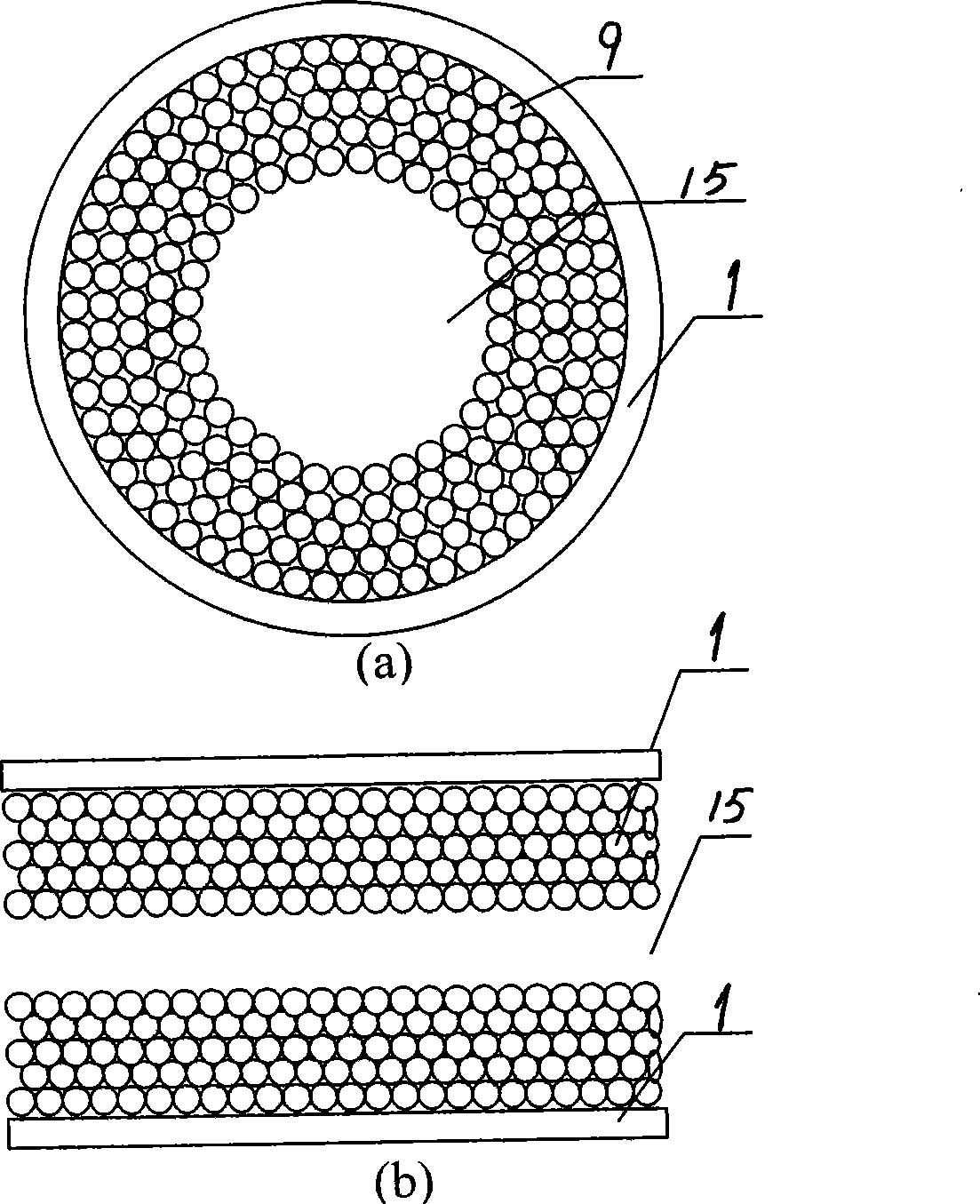 Method for preparing cylinder hollow macroporous ordered colloidal crystal
