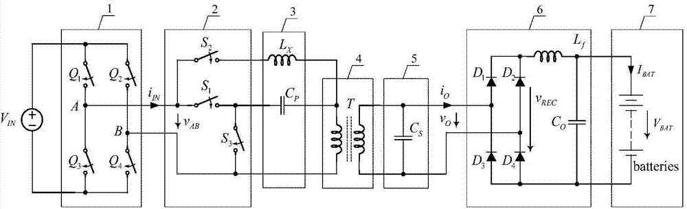 Constant current-constant voltage composite topological sensing type charging system