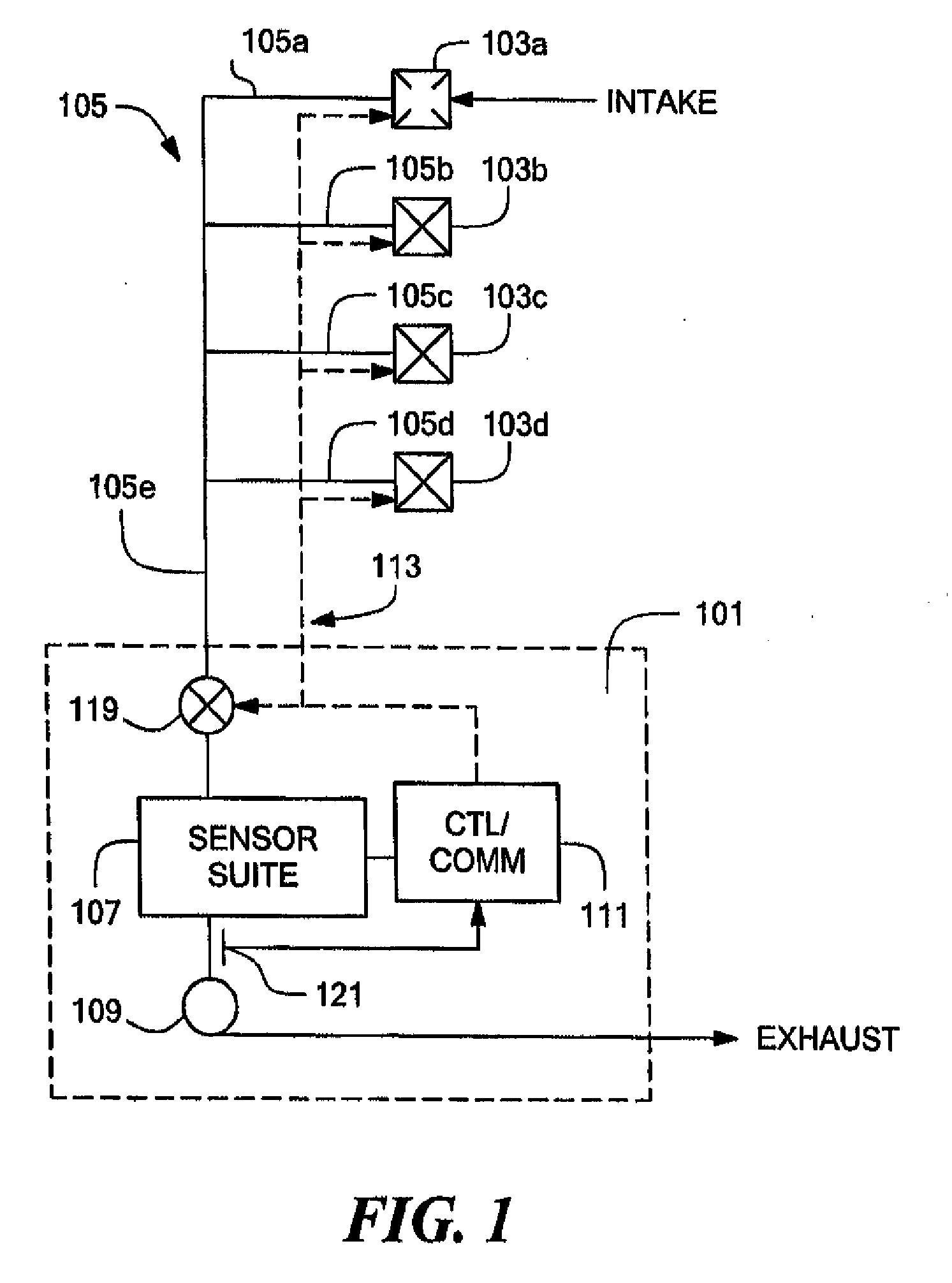 Tubing for transporting air samples in an air monitoring system