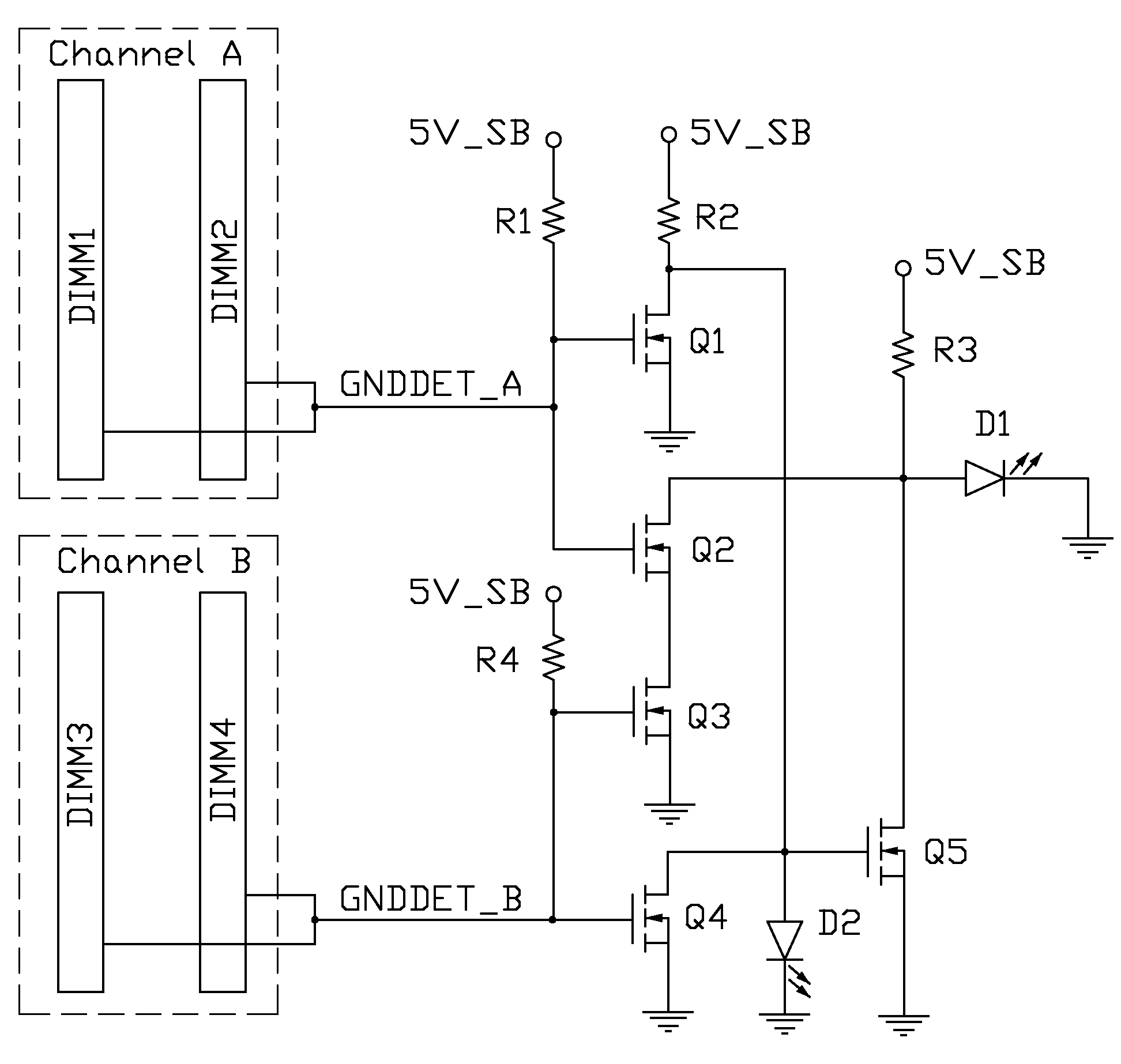 Memory detecting circuit