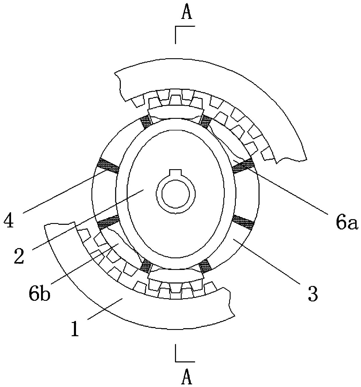 Improved structure of flexible wheel of harmonic reducer