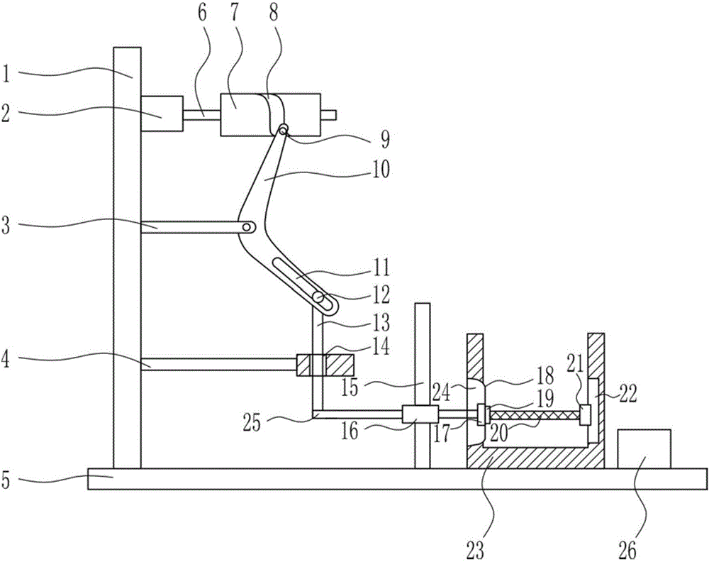 Efficient stirring device for flocking processing