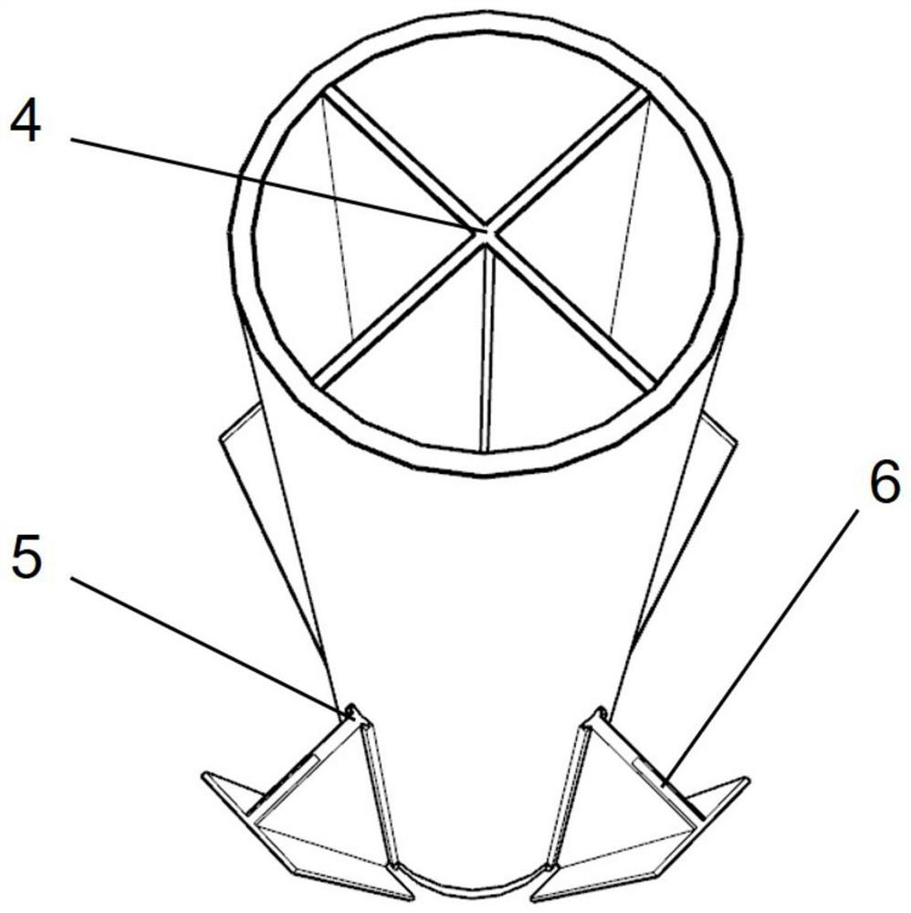 A combined single pile foundation for offshore wind power and its construction method