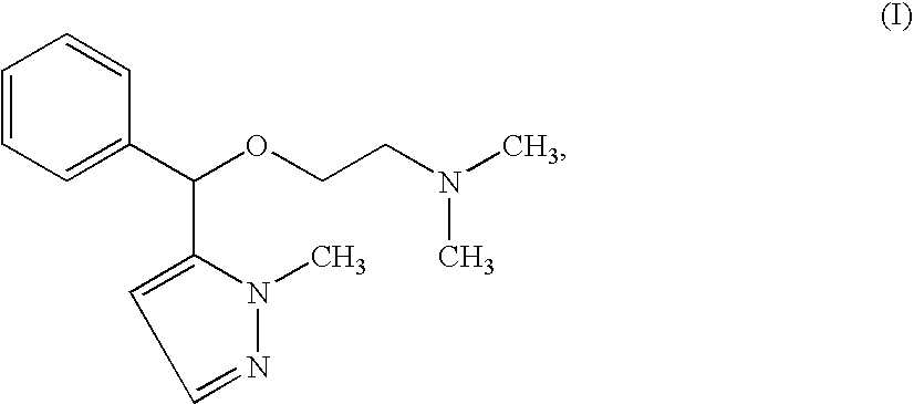 Process for obtaining cizolirtine and its enantiomers