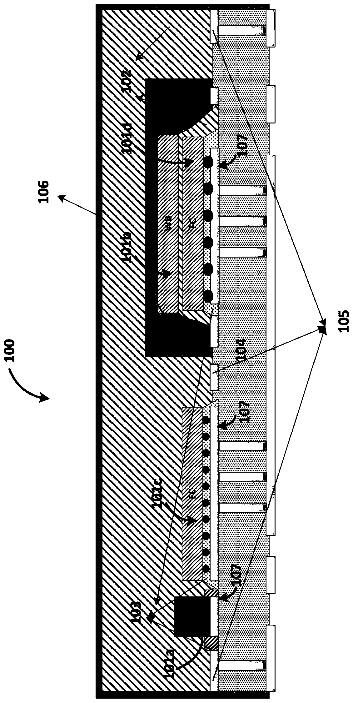 Electromagnetic shielding package and manufacturing method