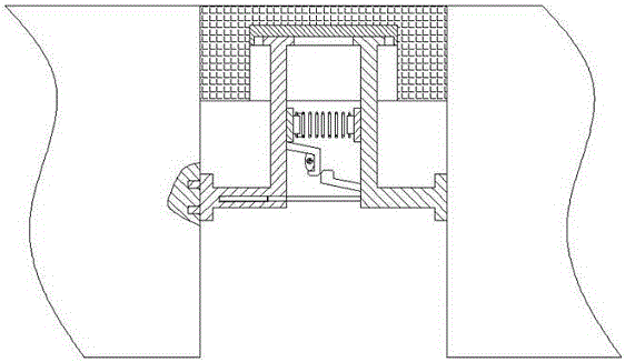 Bridge expansion joint coverage device capable of stably running