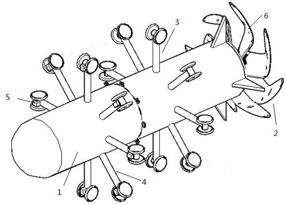 Pipeline detection device based on piezomagnetic effect