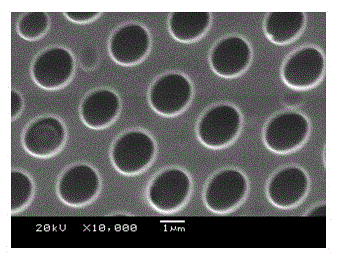 A kind of photosensitive random copolymer honeycomb porous film and preparation method thereof