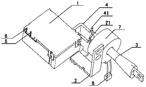 Acquisition and control module for multi-user prepaid watt-hour meter and method