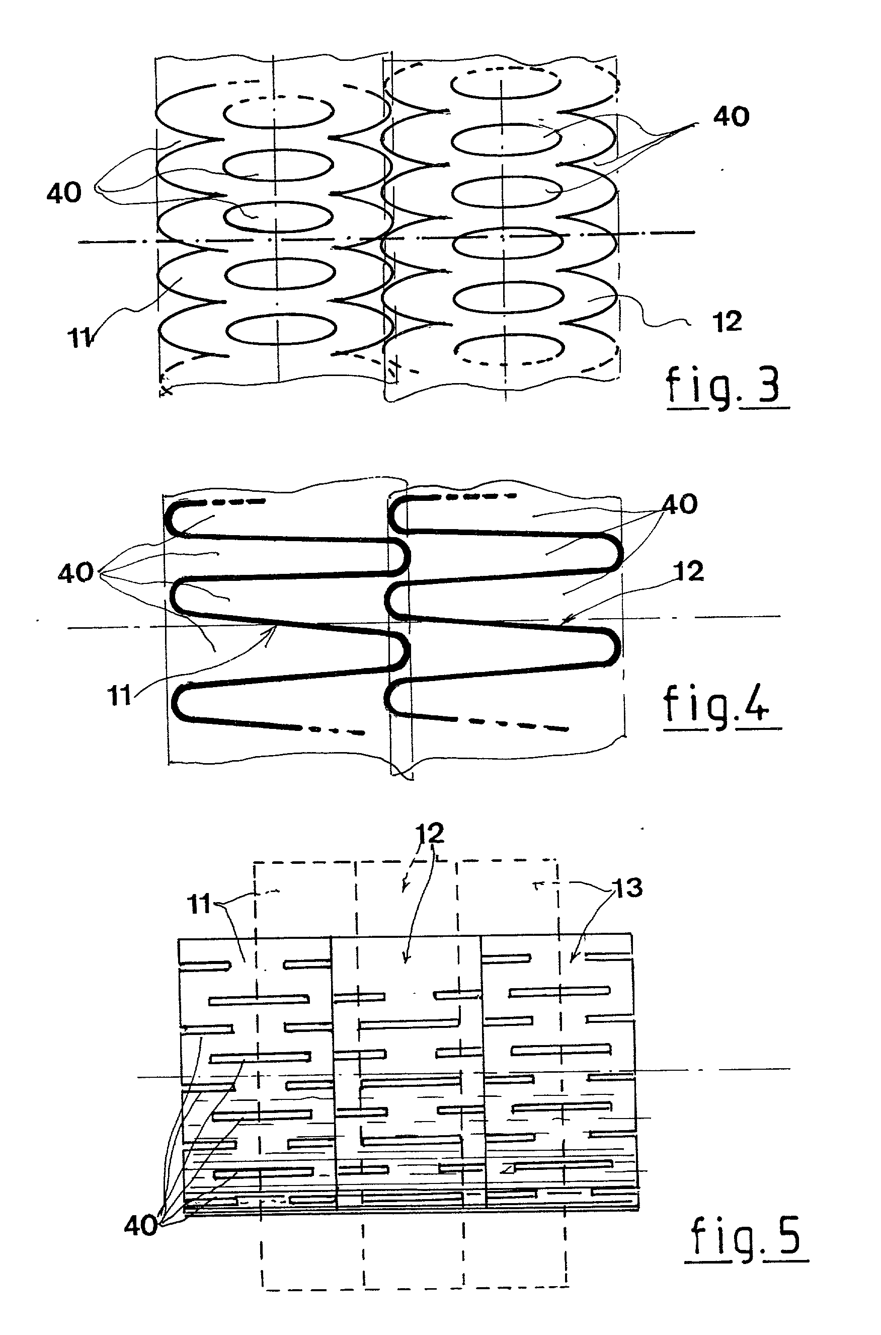 Devices for closing off an aneurysm or the like in a blood vessel such as an artery